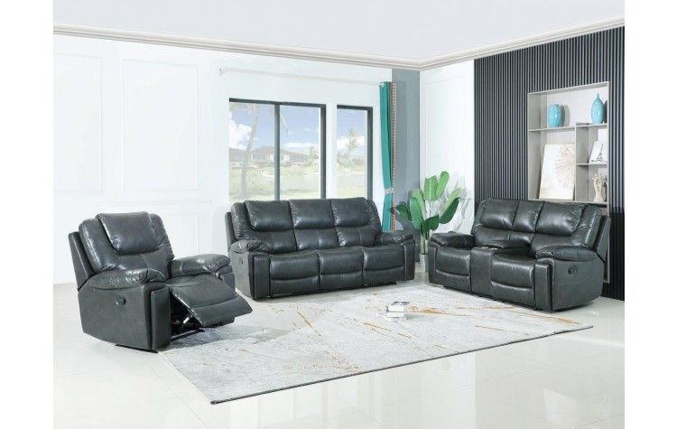 5108 - Air Match Reclining Set - 3 Piece Living Room Sets - Grand Furniture GA