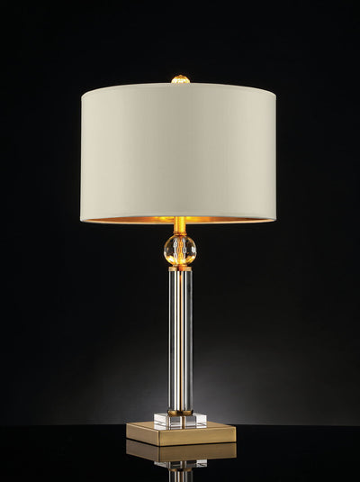 Charis - Table Lamp - Gold / Ivory - Grand Furniture GA