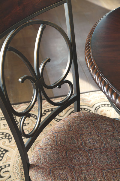 Glambrey - Brown - Dining Uph Side Chair (Set of 4).