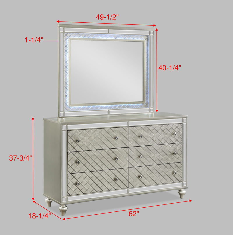 Cristian - Dresser, Mirror - Dressers - Grand Furniture GA