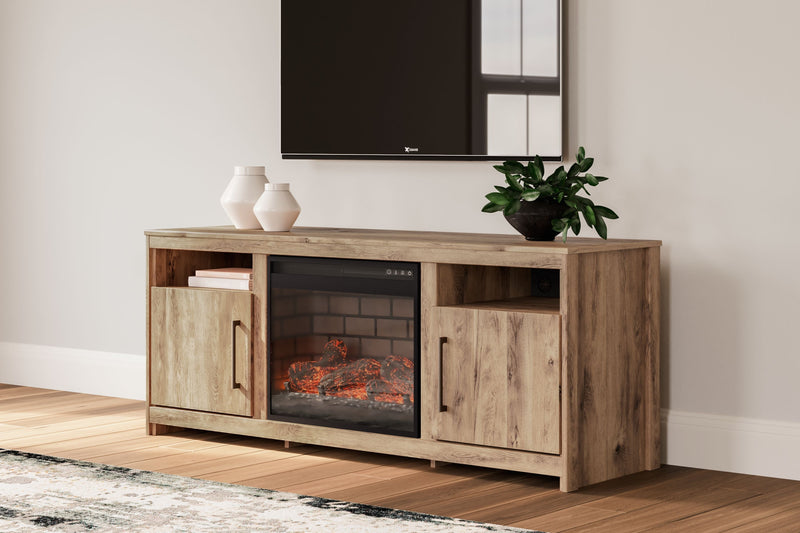 Hyanna - TV Stand With Fireplace Insert