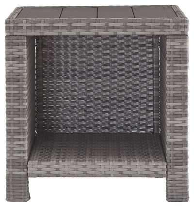 Salem - Gray - Square End Table.