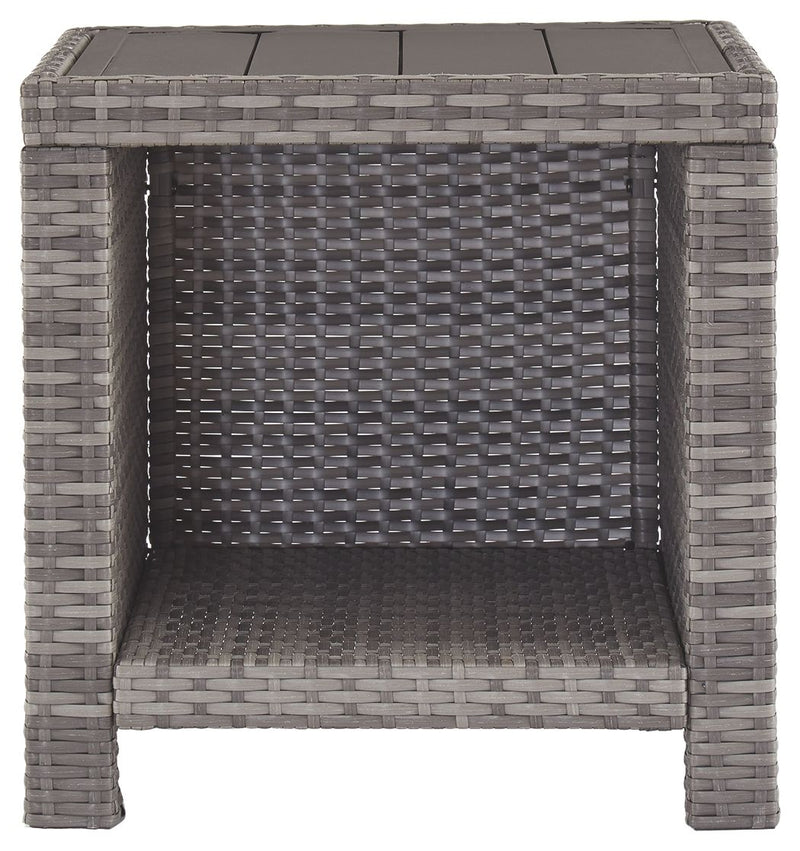 Salem - Gray - Square End Table.