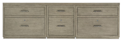 Linville Falls - Credenza - 96" Top - Small File And 2 Lateral Files