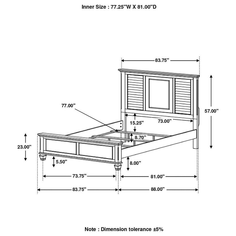 Franco - Panel Bed - Panel Beds - Grand Furniture GA