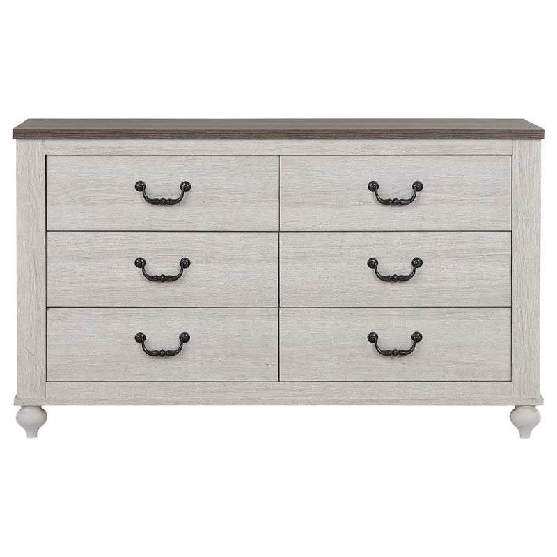 Stillwood - 6-Drawer Dresser - Vintage Linen.