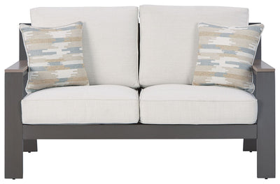 Tropicava - Taupe / White - Loveseat W/Cushion.