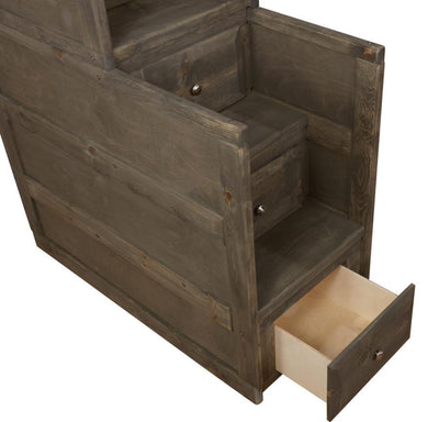 Wrangle Hill - 4-drawer Stairway Chest.