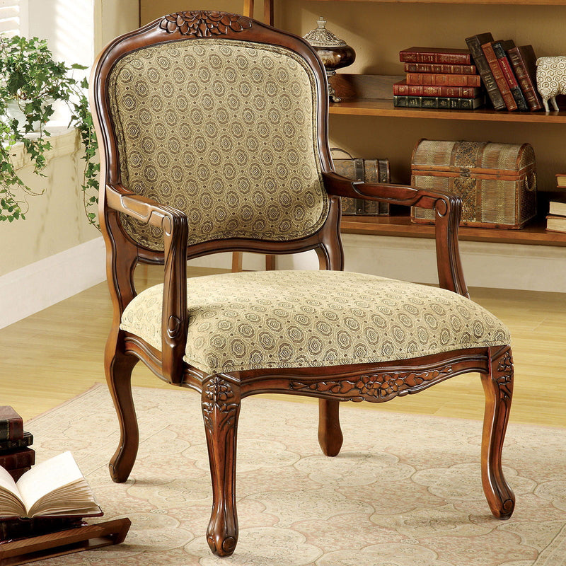 Quintus - Accent Chair - Antique Oak