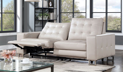 Abberton - Power Loveseat - Beige.