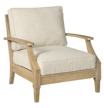 Clare - Beige - Lounge Chair W/Cushion.