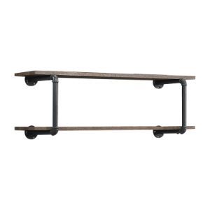 Brantley - Wall Shelf - Antique Oak & Sandy Gray Finish - Grand Furniture GA