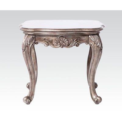 Chantelle - End Table - Antique Platinum - Grand Furniture GA