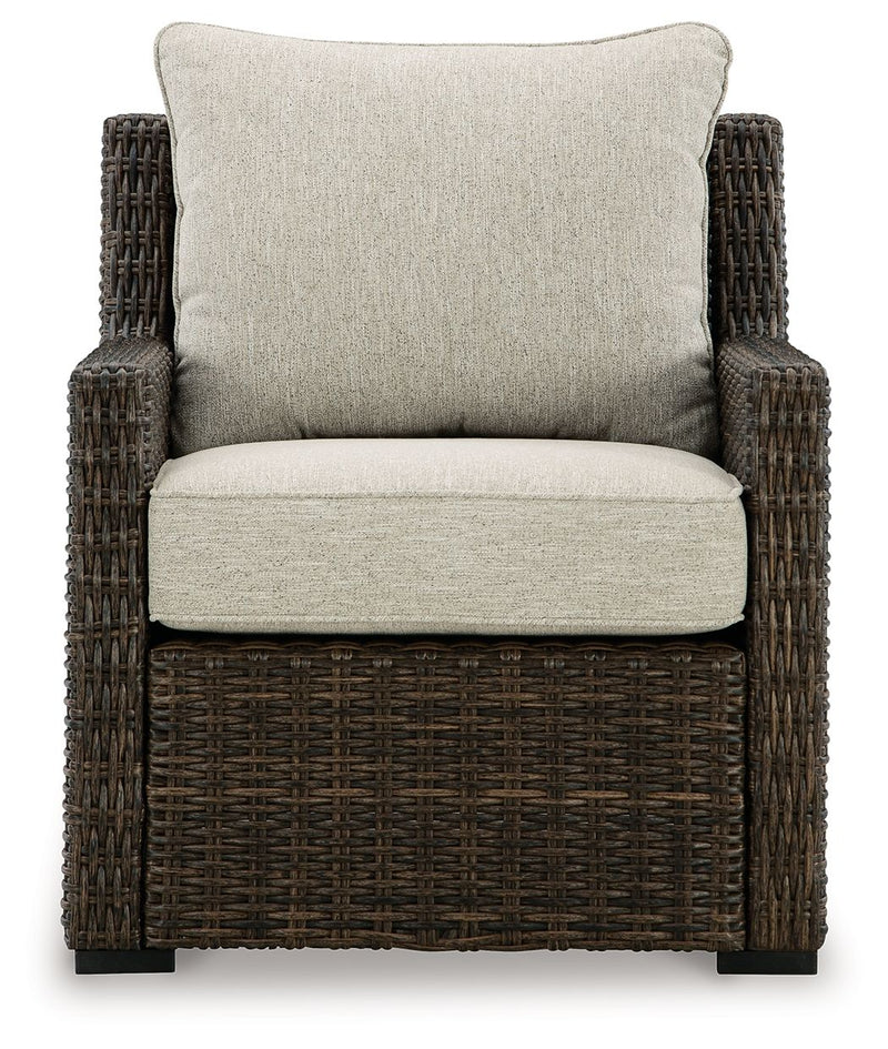 Brook Ranch - Brown - Lounge Chair With Cushion.