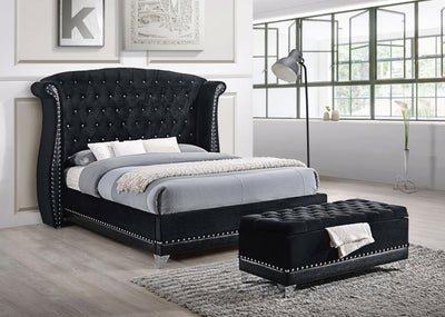 Barzini - Wingback Tufted Bed - Upholstered Beds - Grand Furniture GA