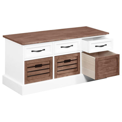 Alma - 3-drawer Storage Bench.