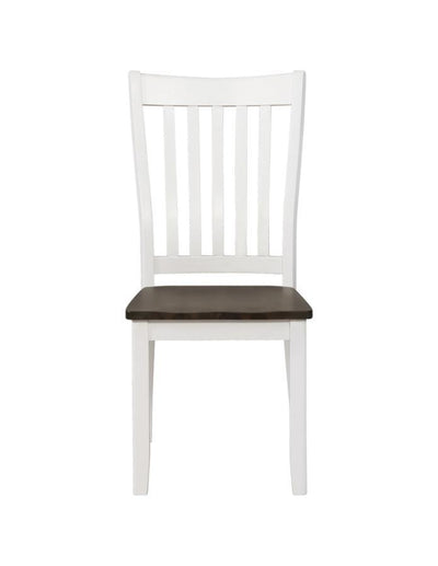 Kingman - Slat Back Dining Chairs (Set of 2) - Espresso And White