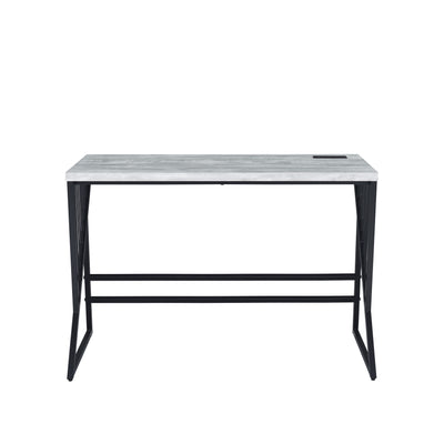 Collick - Writing Desk - Weathered Gray & Black Finish - Grand Furniture GA