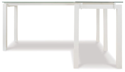 Baraga - White - L-desk.