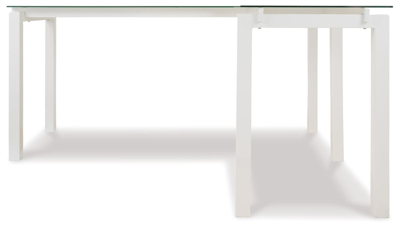 Baraga - White - L-desk.