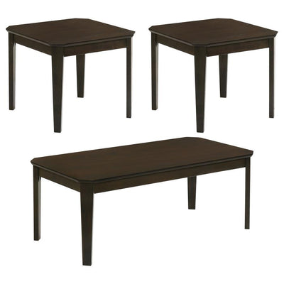 Amaro - 3 Piece Occasional Set - Dark Brown - Grand Furniture GA