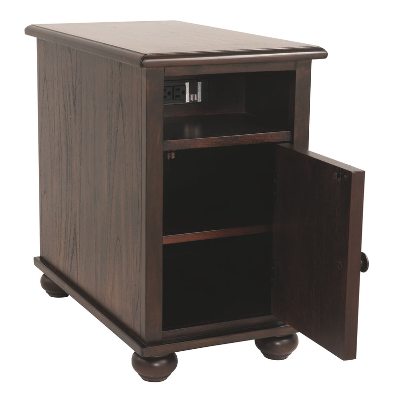 Barilanni - Dark Brown - Chair Side End Table.