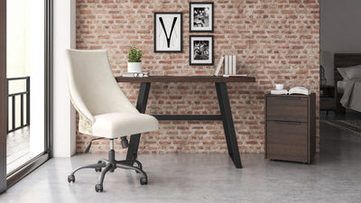 Camiburg - Warm Brown - Home Office Small Desk.