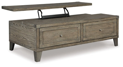 Chazney - Rustic Brown - Lift Top Cocktail Table.