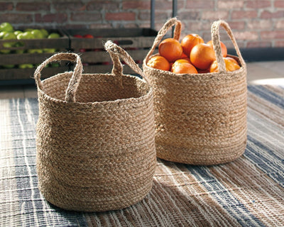 Brayton - Natural - Basket Set (Set of 2).