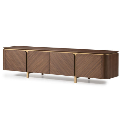 Amora - Media Cabinet - Eggshell Walnut