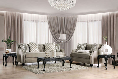 Ezrin - Loveseat - Light Brown.