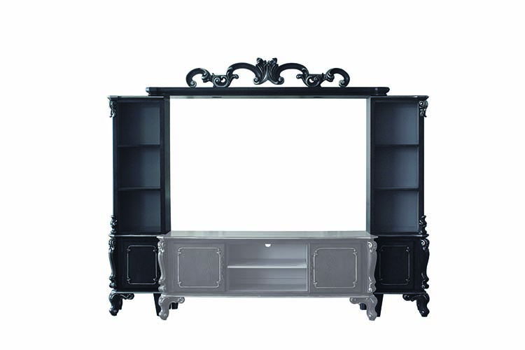 House - Delphine - Entertainment Center - Charcoal Finish - Grand Furniture GA