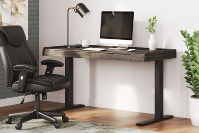 Zendex - Dark Brown - Adjustable Height Desk - Adjustable Height Desks - Grand Furniture GA