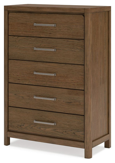 Cabalynn - Light Brown - Five Drawer Chest.