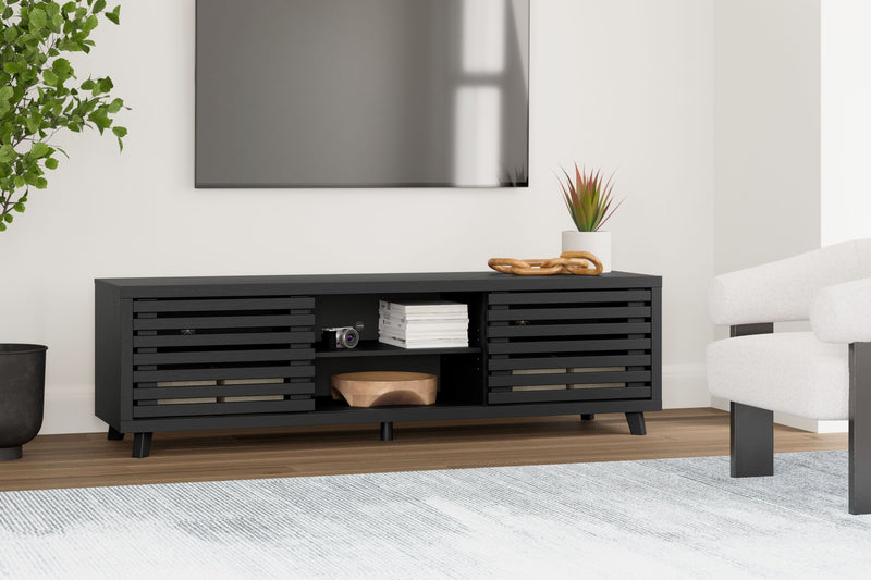 Danziar - Black - Extra Large TV Stand