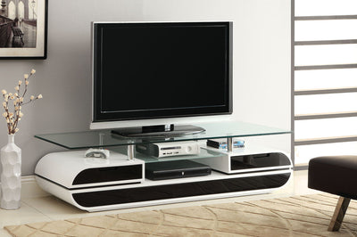 Evos - TV Console - Black / White - Grand Furniture GA