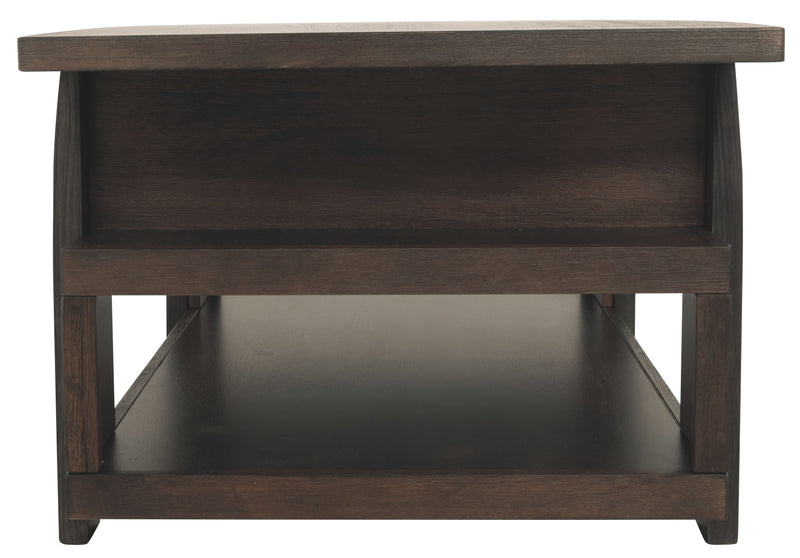 Vailbry - Brown - Lift Top Cocktail Table.