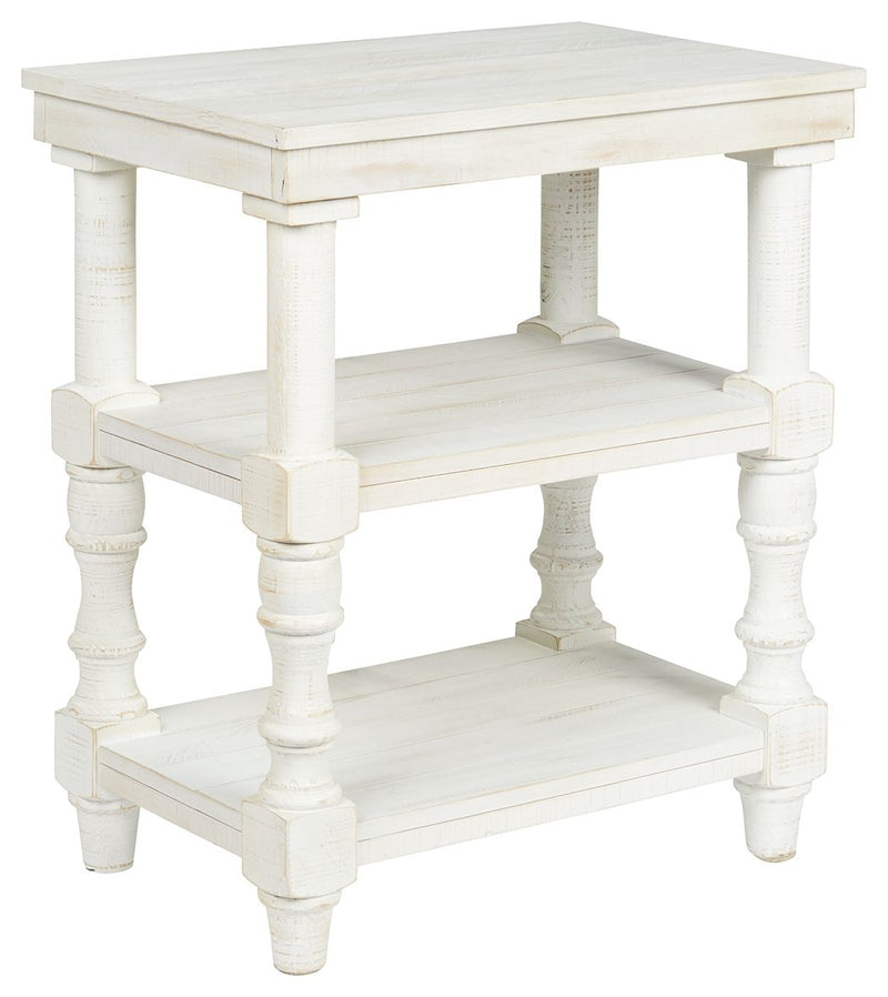 Dannerville - Antique White - Accent Table.