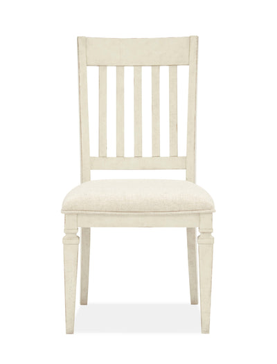 Newport - Dining Side Chair With Upholstered Seat (Set of 2) - Alabaster