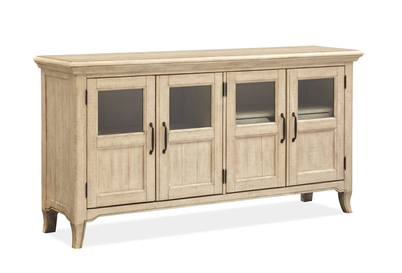 Harlow - Four Door Buffet - Weathered Bisque.