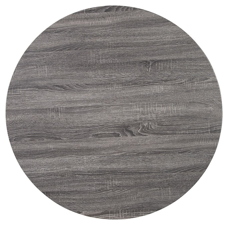 Centiar - Black / Gray - Round Dining Room Table.