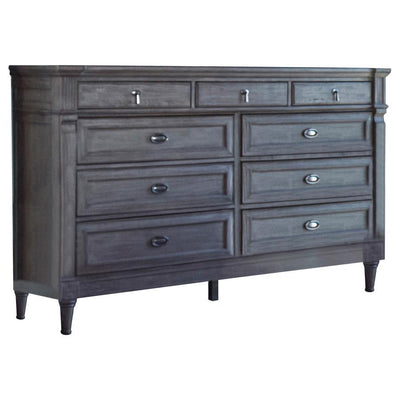 Alderwood - 9-Drawer Dresser - French Grey.