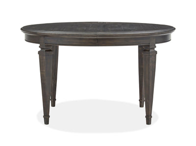 Calistoga - Round Dining Table - Weathered Charcoal.