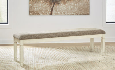 Bolanburg - Brown / Beige - Extra Large Uph Drm Bench.
