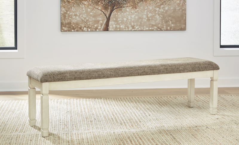 Bolanburg - Brown / Beige - Extra Large Uph Drm Bench.