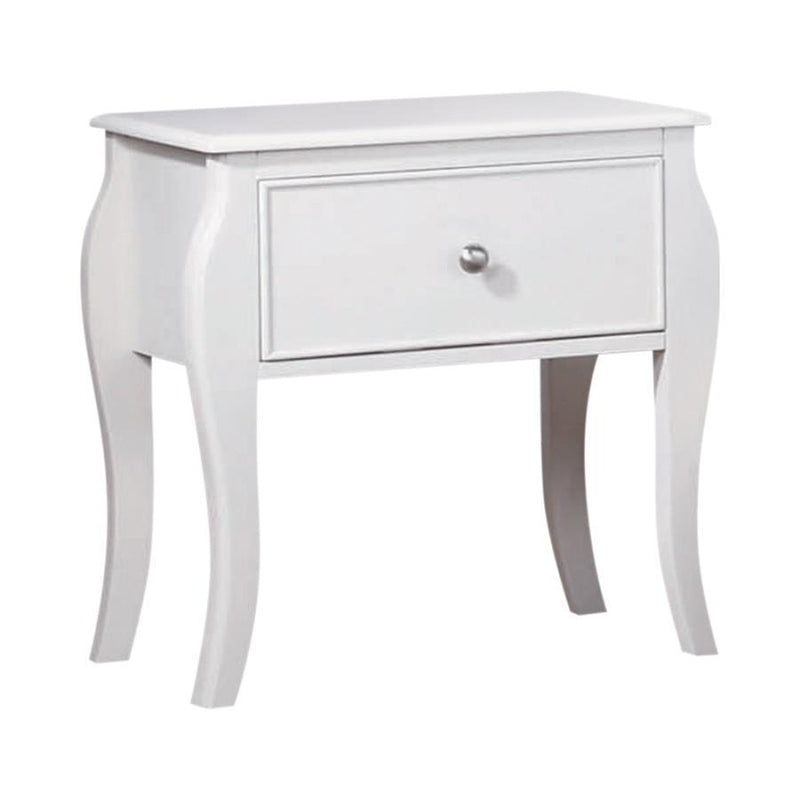 Dominique - 1-Drawer Nightstand - White.