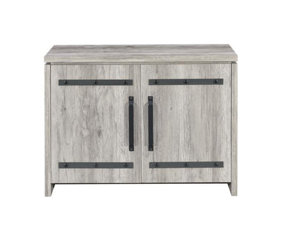 Enoch - 2-Door Accent Cabinet - Grey Driftwood.