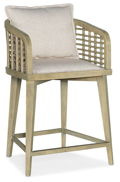 Surfrider - Barrel Back Counter Stool.