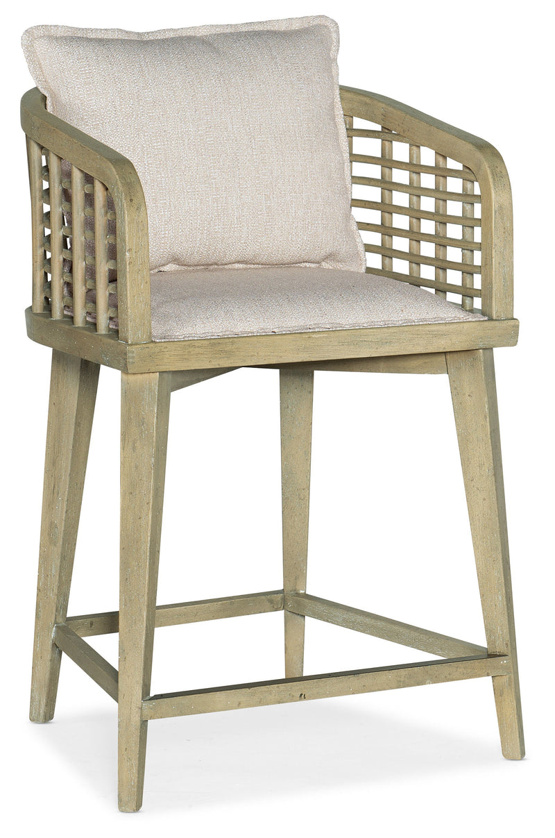 Surfrider - Barrel Back Counter Stool.