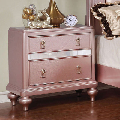 Avior - Nightstand - Rose Gold - Grand Furniture GA